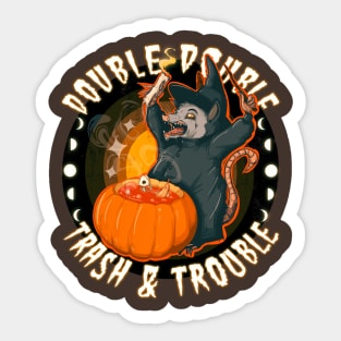 Opossum Witch Sticker